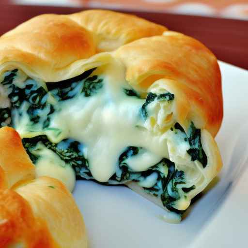 Итальянские слойки с сыром и шпинатом