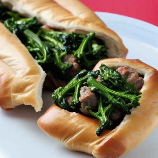Рецепт итальянской колбасы и брокколи рабе