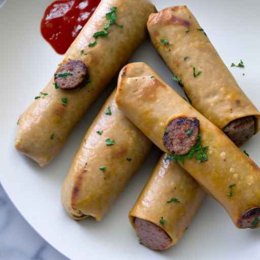 Итальянские роллы с колбасой и киноа