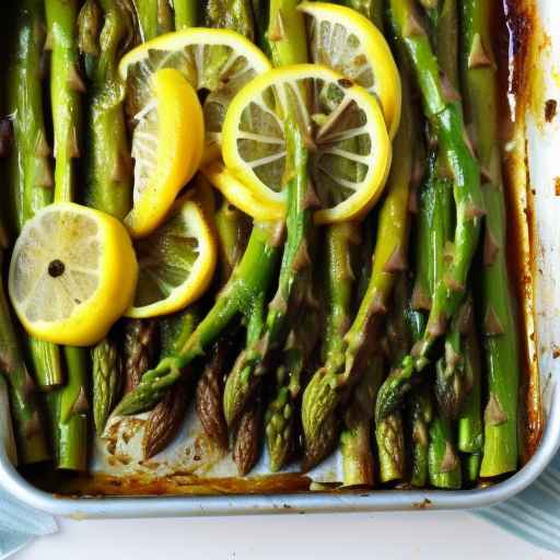 Лимонный пирог с курицей и спаржей