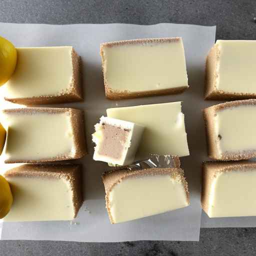 Батончики с лимонным муссом