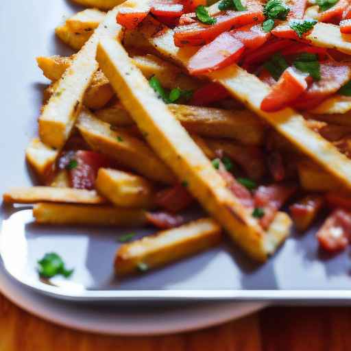 Рецепт картошки фри "Loaded BLT Fries"