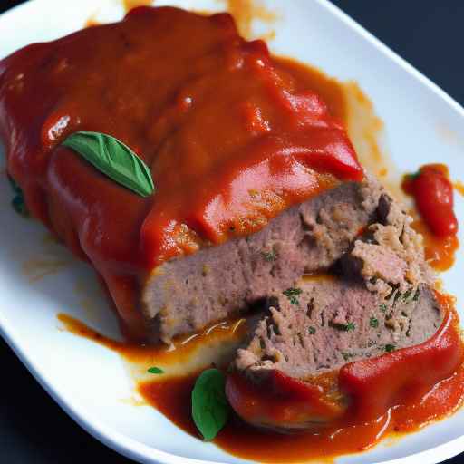Мясной рулет с томатной подливкой