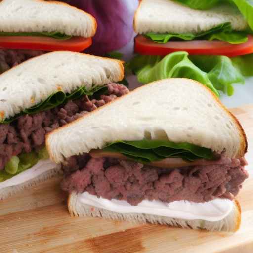 Мясные вегетарианские сэндвичи