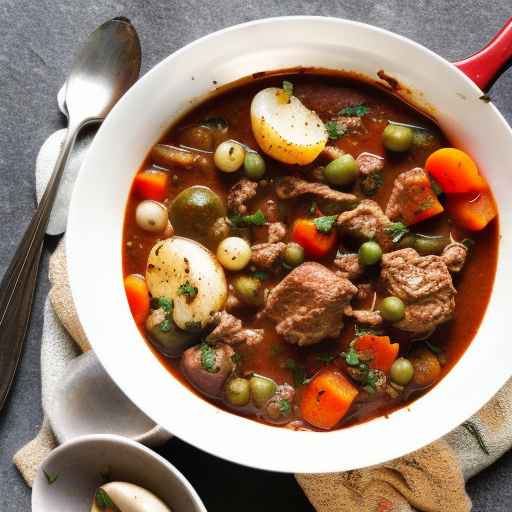 Тушеное мясо по-средиземноморски