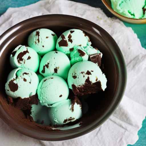 Мороженое Mint Chip Brownie Ice Cream