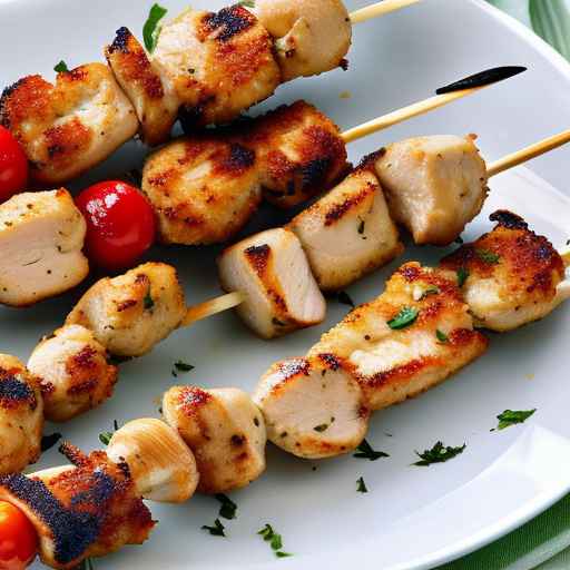 Куриные шампуры с пармезановой корочкой