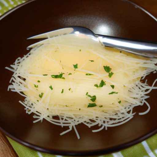Чесночные кругляши с пармезаном