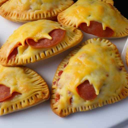 Ручные пирожки с сыром и пепперони