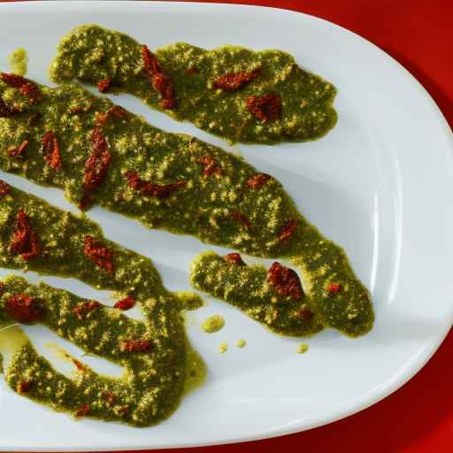 Марвел, фаршированный песто и вялеными томатами,