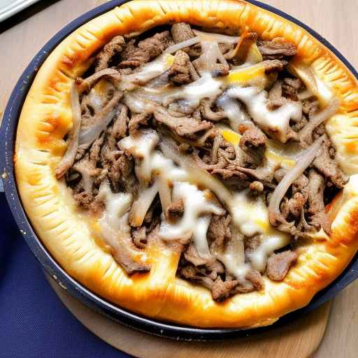Пирог Philly Cheesesteak Pie