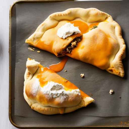 Рецепт кальцоне с тыквой и сливочным сыром
