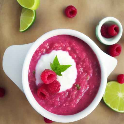 Каша из малины и лайма с гречкой