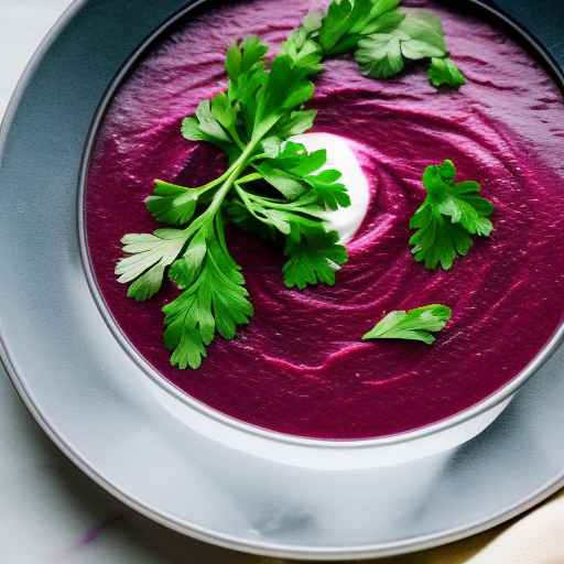 Борщ из запеченной свеклы
