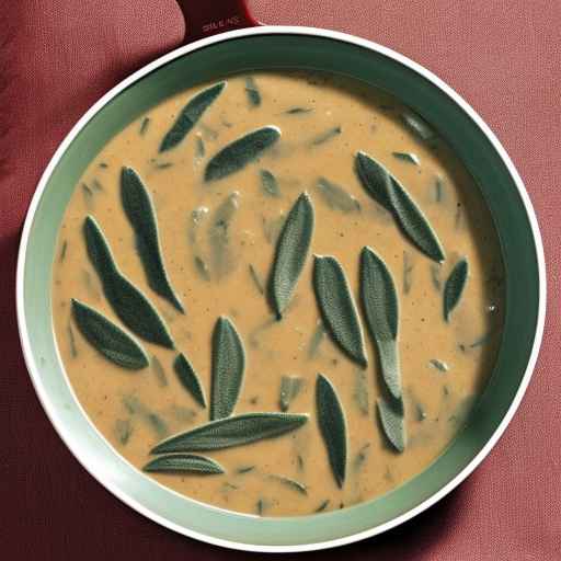 Подлива из шалфея и лука
