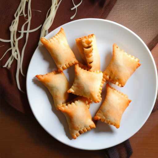 Кармашки с колбасой и струганным сыром