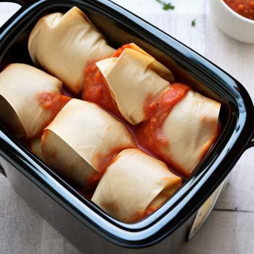 Роллы с томатным соусом