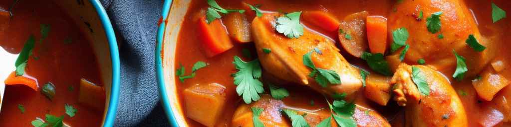 Тушеная курица с копченой паприкой