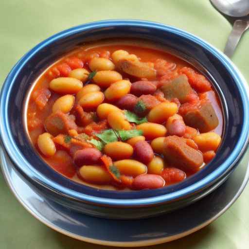 Fabada Asturiana в испанском стиле