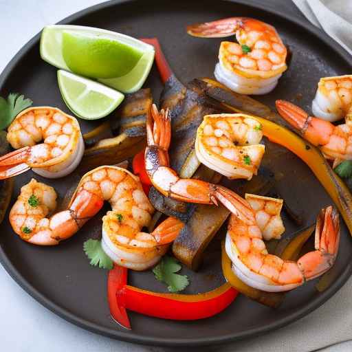 Пряные фахитас из креветок BBQ