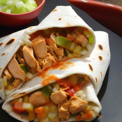 Пряное куриное буррито с чипотле
