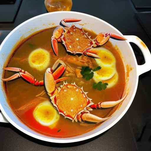 Пряный крабовый горшочек