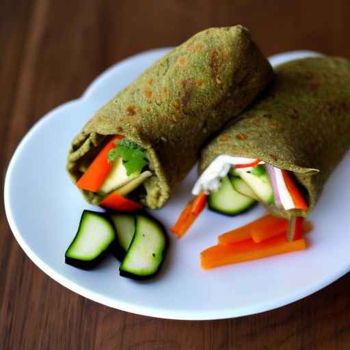 Пряный фалафель с маринованными овощами