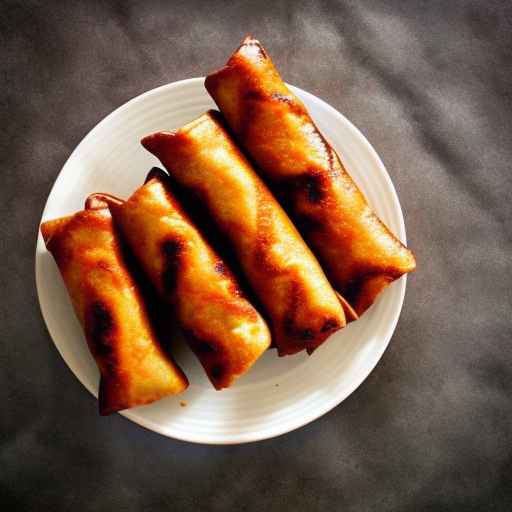 Пряная корейская говядина и яичные роллы