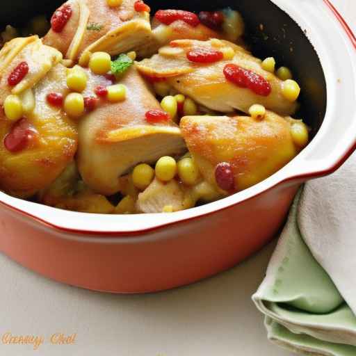 Сладкая и соленая куриная запеканка