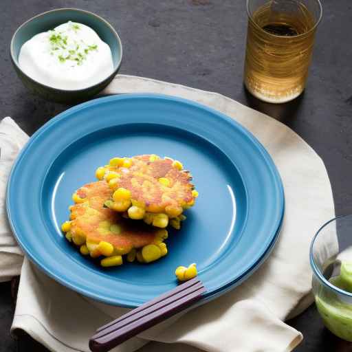 Рецепт оладий из сладкой кукурузы