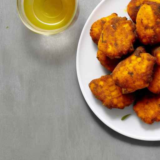 Кукурузные котлетки из сладкого картофеля и шалфея