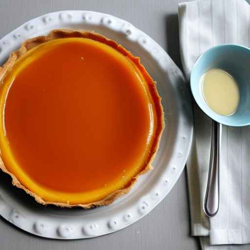 Рецепт флана из сладкого картофеля