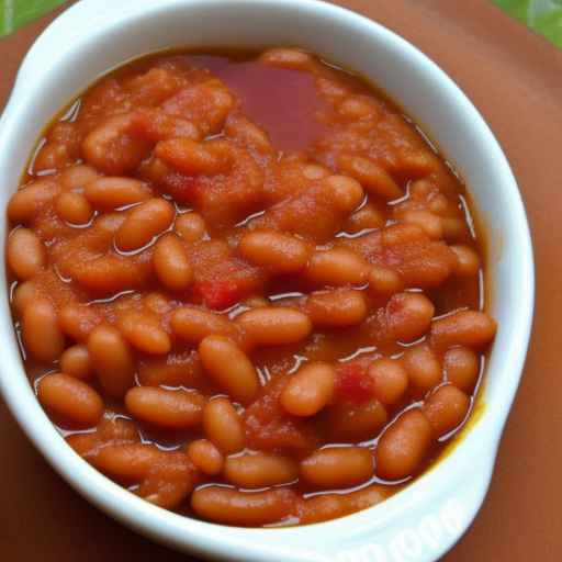 Рецепт запеченных бобов с острым вкусом