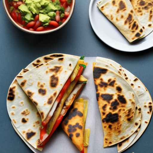 Кесадильи с фасолью в стиле Tex-Mex