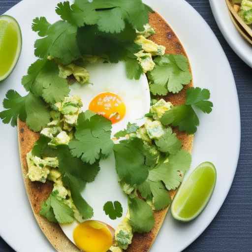 Яичный салат Tex-Mex с кинзой и лаймом