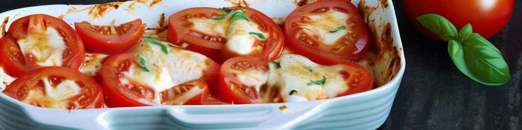 Куриный пирог с помидорами и моцареллой