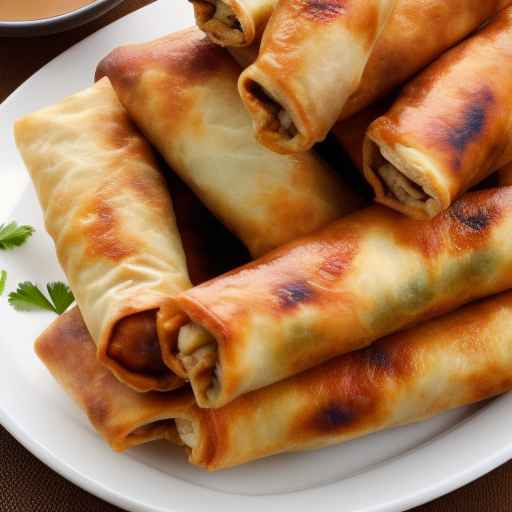 Яичные роллы для завтрака с индейкой и яйцом