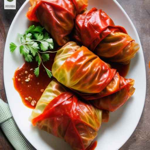 Капустные роллы с индейкой