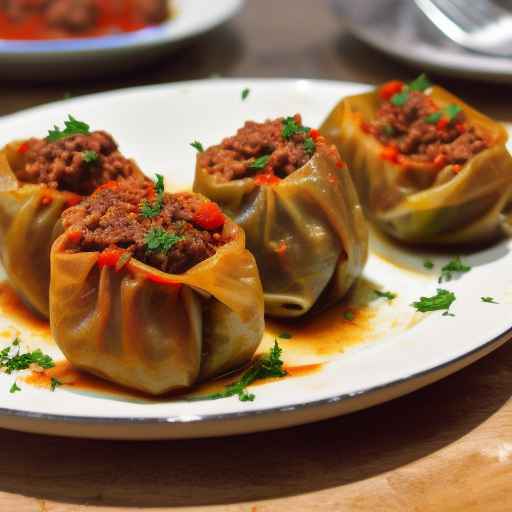Украинские голубцы с бараниной и рисом