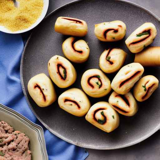 Украинские фаршированные рулеты с говядиной и пшеном