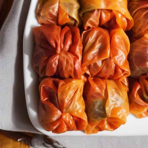 Рецепт капустного рулета без начинки