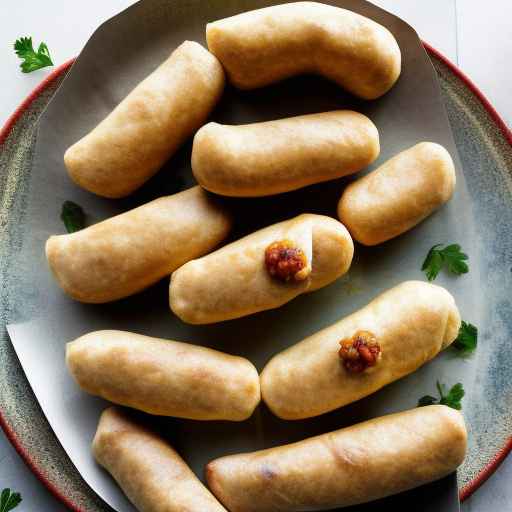 Вегетарианские фаршированные роллы с булгуром и нутом