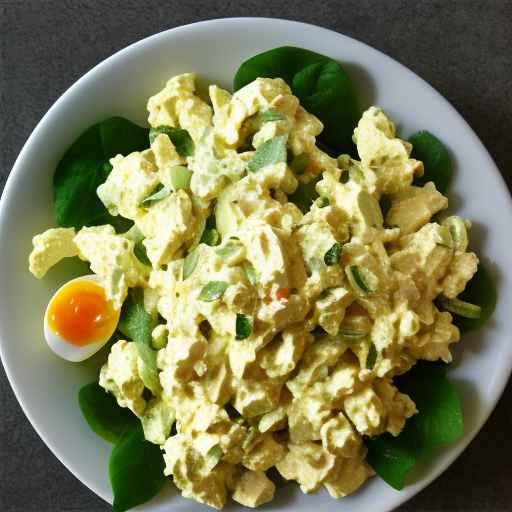 Вкусный и простой яичный салат