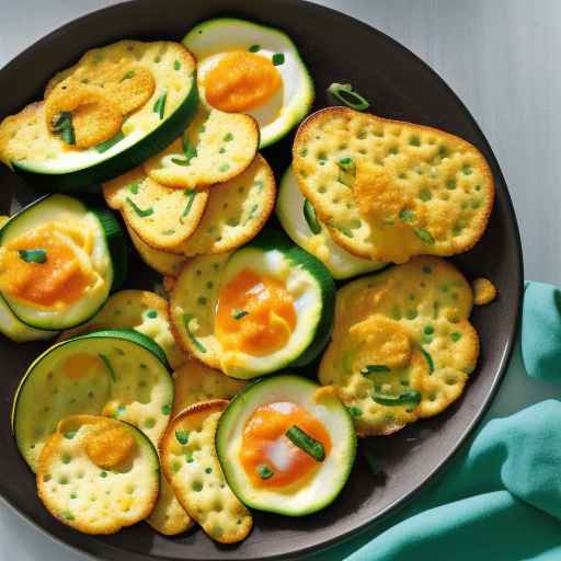 Яичница с цуккини и чеддером
